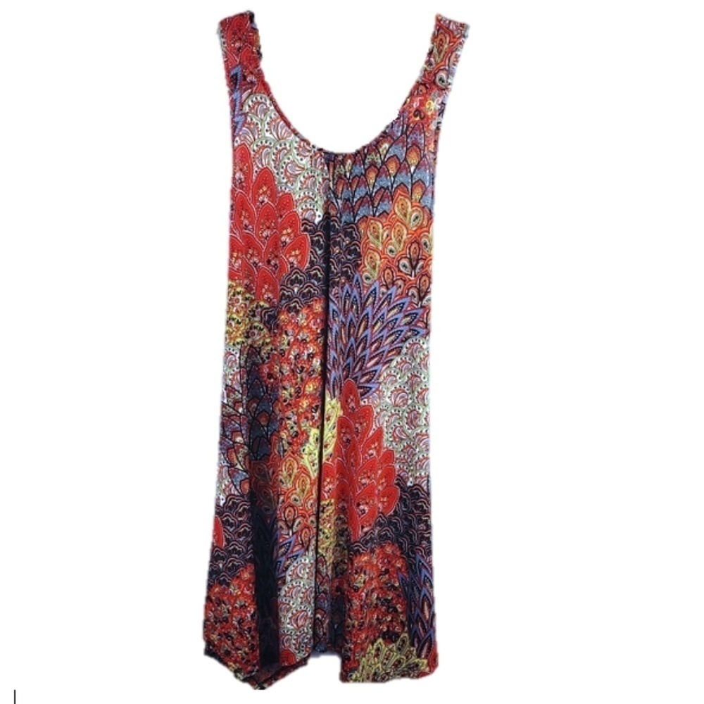 Nessha Razor Back Tank Dress Swim Cover